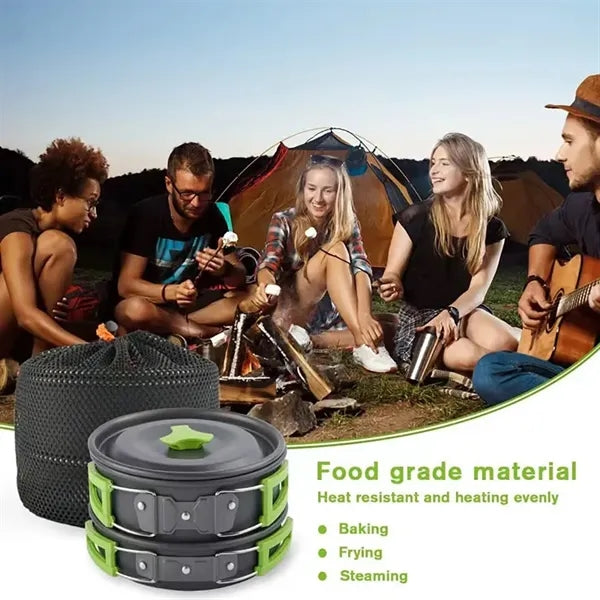 Portable Camping Cookware Set "