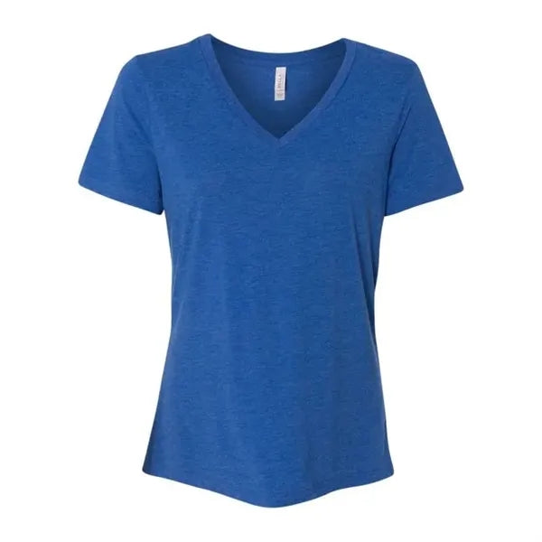 Bella + Canvas Ladies' Relaxed Triblend V-Neck T-Shirt