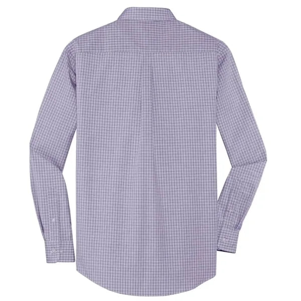 Port Authority Plaid Pattern Easy Care Shirt.