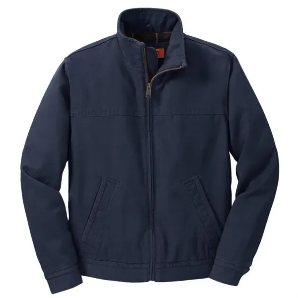 CornerStone Washed Duck Cloth Flannel-Lined Work Jacket.