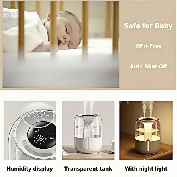 6.8L Top Fill Quiet Cool Mist Humidifier