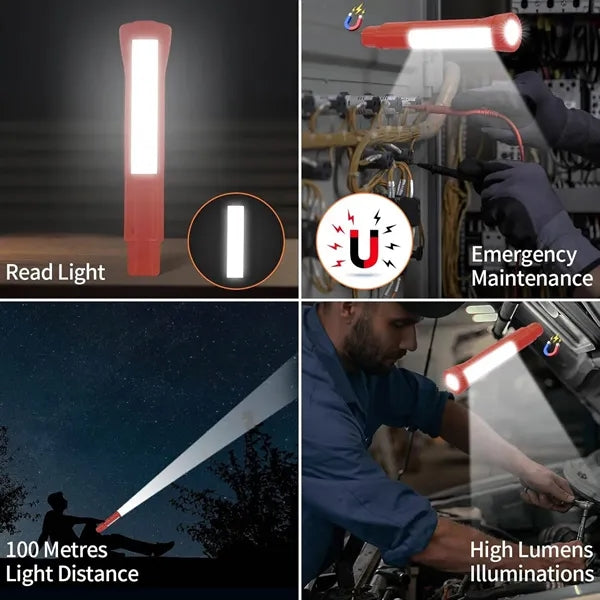 Emergency Safety Flashlight - Window Breaker & Strobe Light