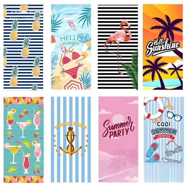 28"x55" Microfiber Beach Blanket/Towel