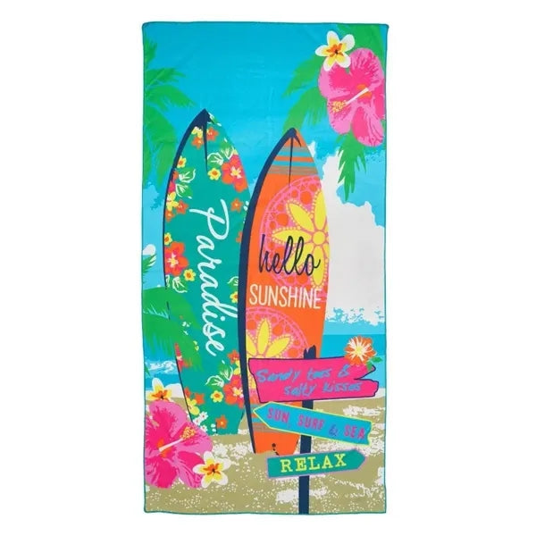32"x63" Dye Sublimation Cooling Towels Custom Outdoor Beach