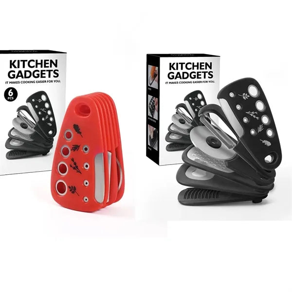6-Piece Space-Saving Kitchen Cooking Gadgets Gift Set