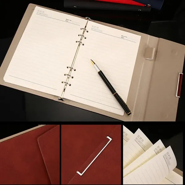 A5/B5 Leather Notebook Gift Set