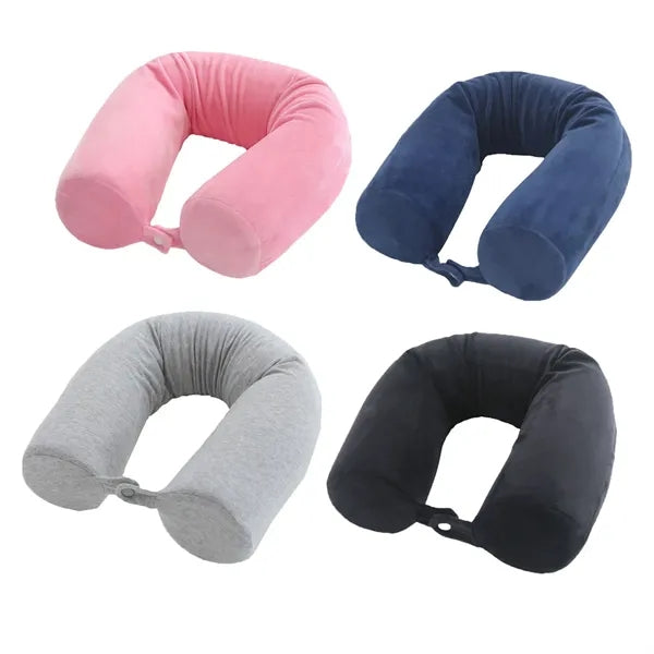 Twist Memory Foam Travel Neck Pillow
