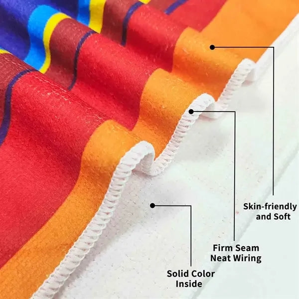 Printed Quick Dry Beach Towel