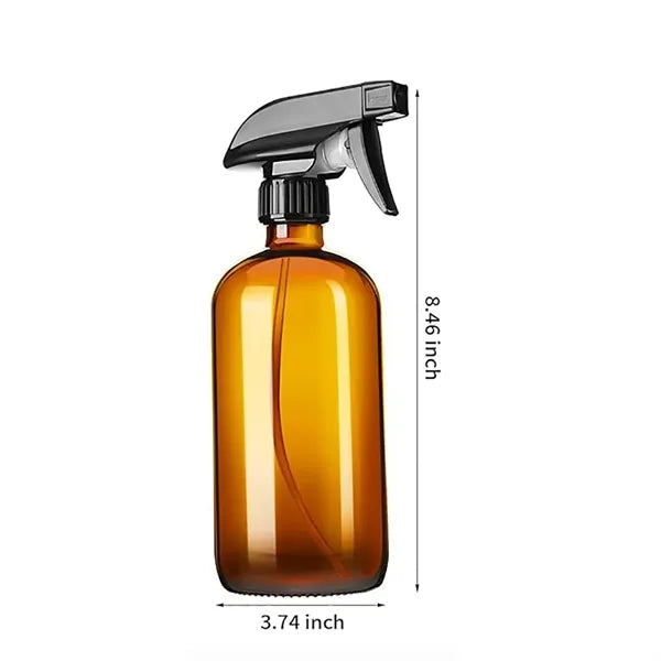 16oz Refillable Empty Amber Spray Bottle