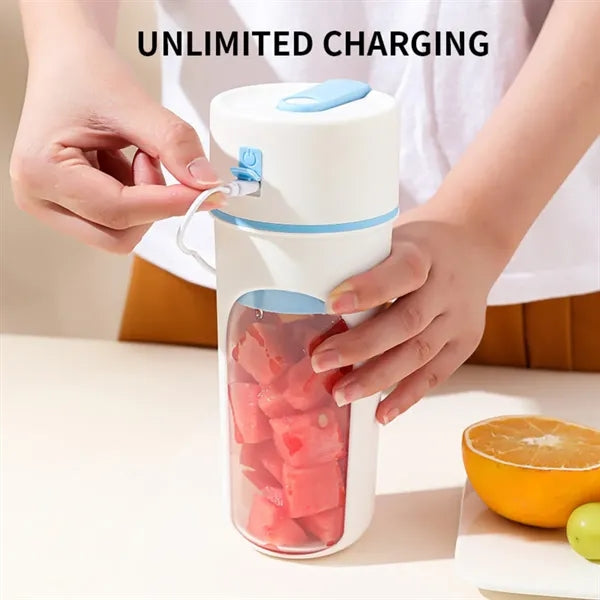 Portable Blender With Straw