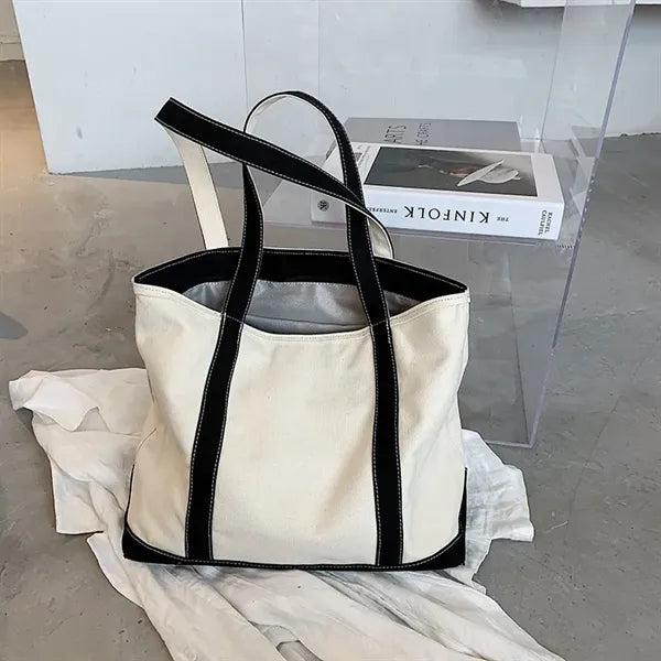 Women's Canvas Work Tote - Shoulder/Crossbody Bag