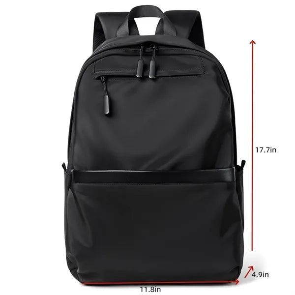 Waterproof Classic Basic Backpack - Black/Blue/Gray