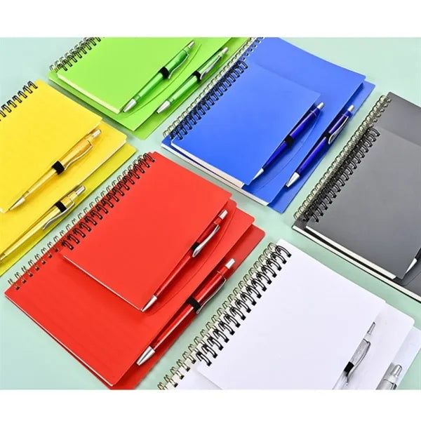 A6 Spiral Notebook with Pen Set