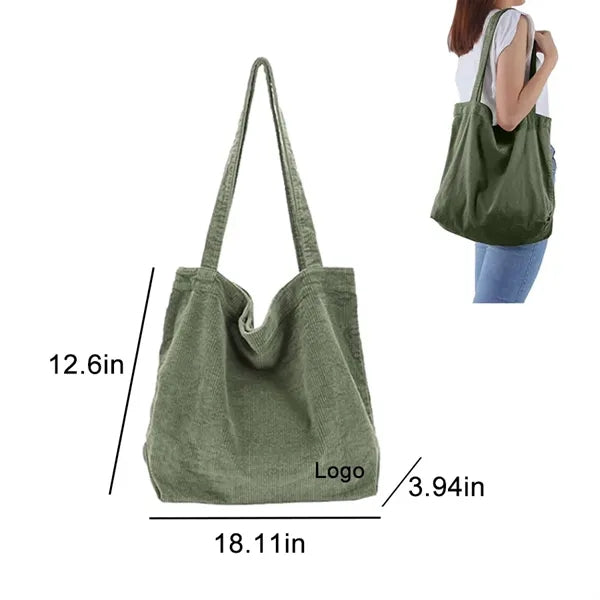 Corduroy Tote Bag