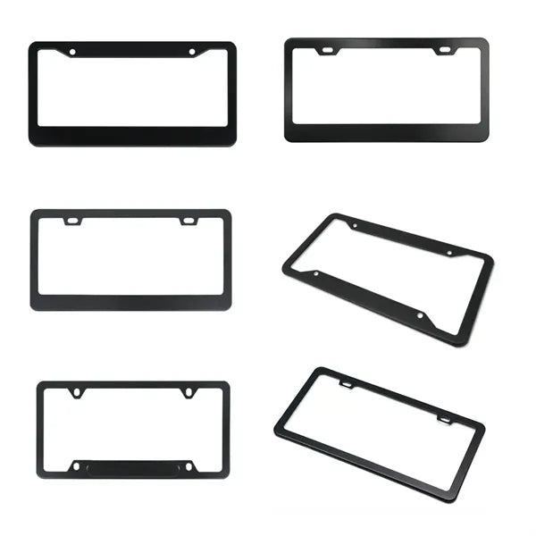 Custom Stainless Steel License Plate Frame US Standard Fit