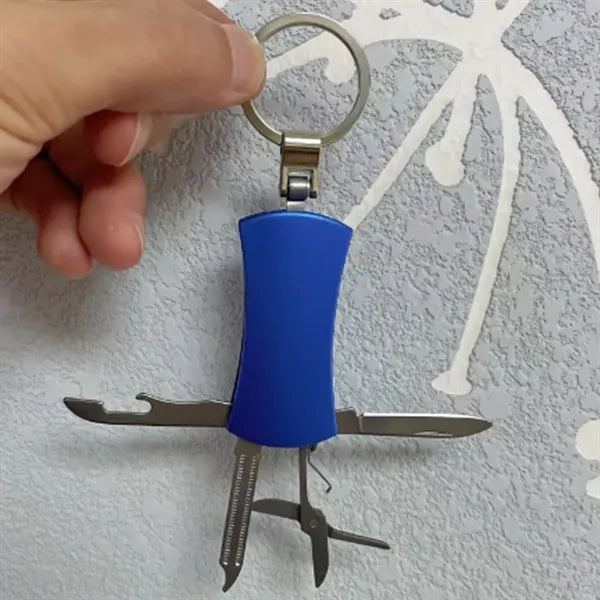 Multi-Tool Keychain with Bottle Opener and Knife