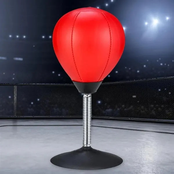 Desktop Punching Bag for Stress Relief with Spring Base