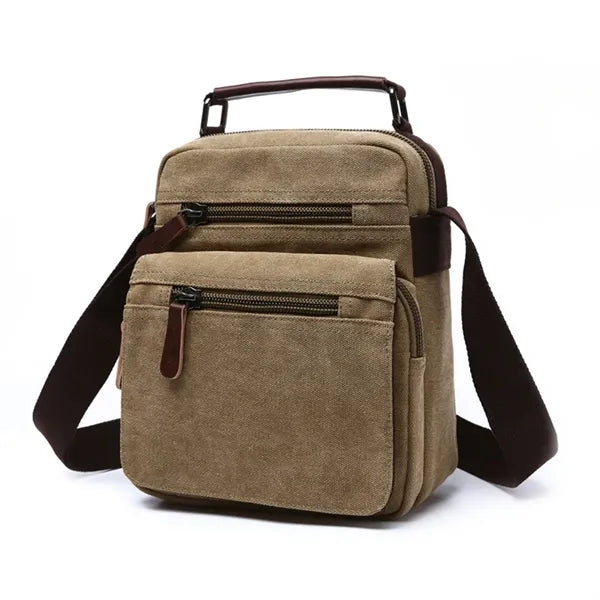 Men's Canvas Messenger Shoulder Bag
