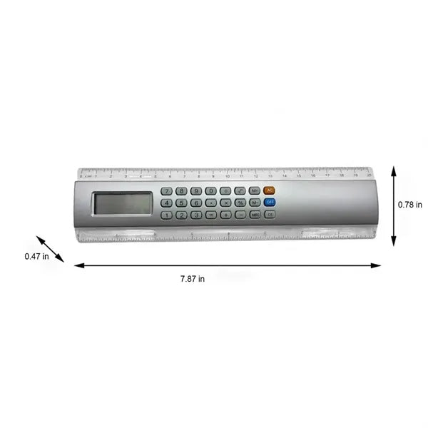 Extended Multifunctional Durable Anti-fall Calculator Ruler