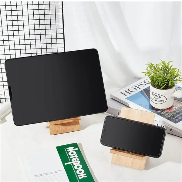Detachable Bamboo Phone Stand for Desk Holder