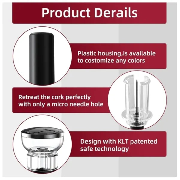Air Pump Pressure Red Wine Bottle Opener