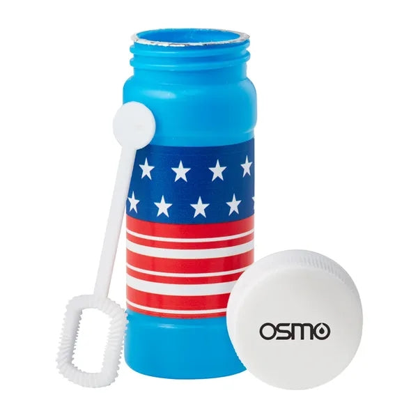 2 oz. Patriotic Bubbles with cap imprint