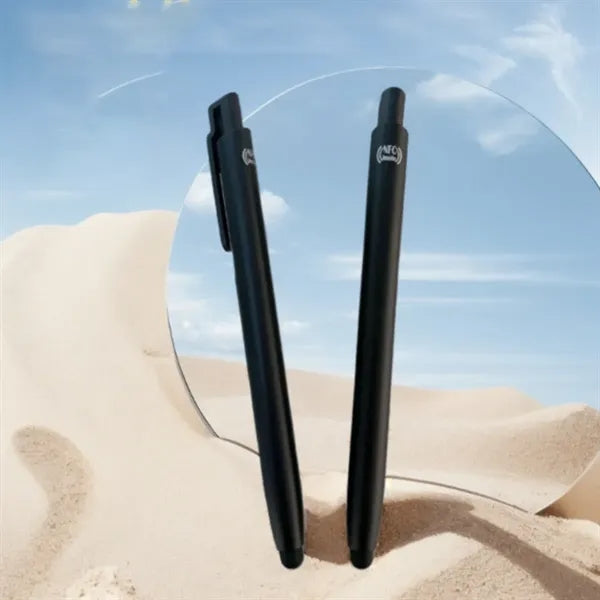 Stylus Ballpoint Pen with Metal Clip and Custom Logo