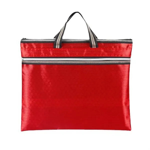 Document Bag Large Zipper Pouch with Handle