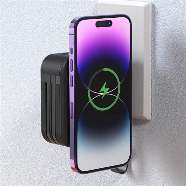 Multi-Function Wireless Charger W/ Wall Plug and Phone Stand