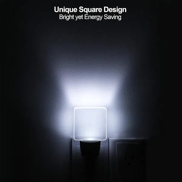 Bedroom hallway kitchen plug in LED night light with sensor