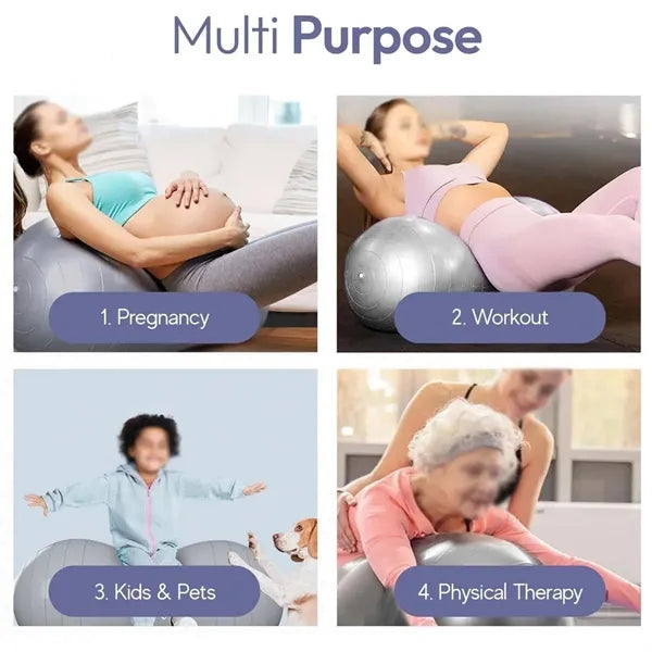 Gym exercise pregnancy pilates thick peanut yoga ball