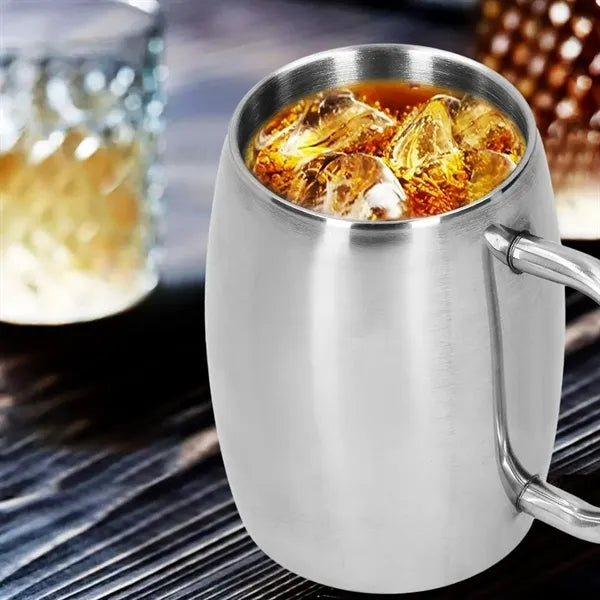 16oz. Durable Double Wall Stainless Steel Insulated Mug
