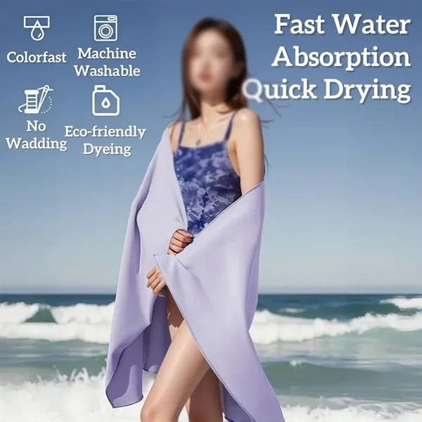 Large quick dry soft pool beach swim gym yoga bath towel
