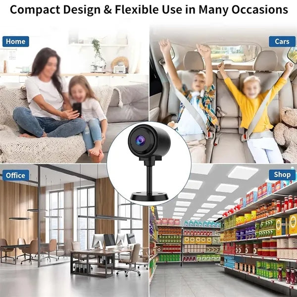 Outdoor smart home compact motion detection security camera