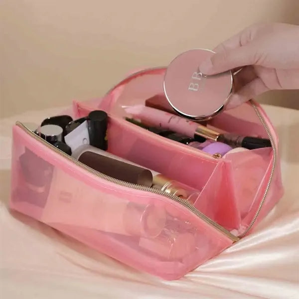 Clear Makeup Pouch With Handle