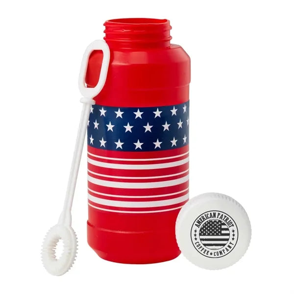 8 oz. Patriotic Bubbles with Cap Imprint