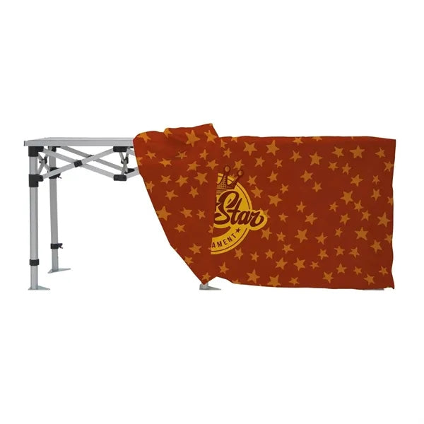 38.5"H x 115"W Pop-Up Table & Fitted Dye Sub Throw Kit