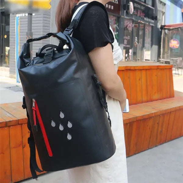 Outdoor swimming waterproof drifting bag backpack