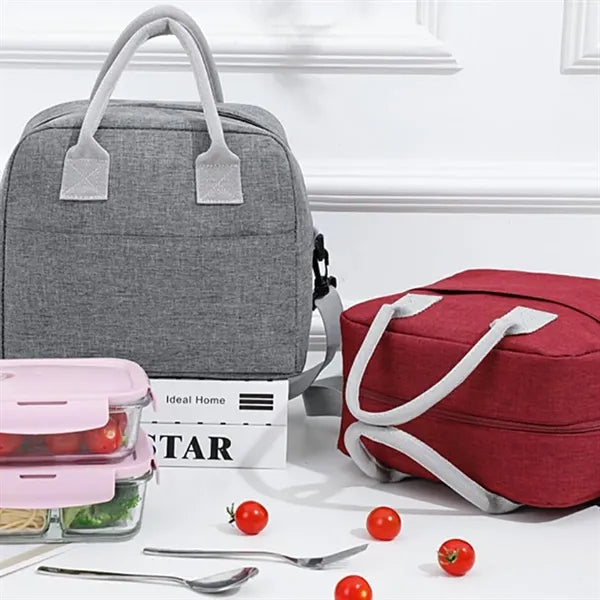 9L Insulated Lunch Bag with Handle and Shoulder Strap