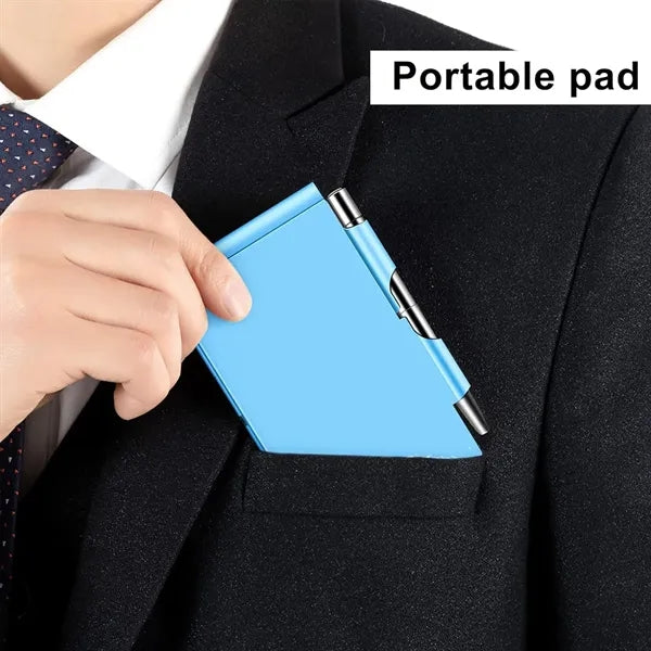 Aluminum Alloy Card Box with Pen