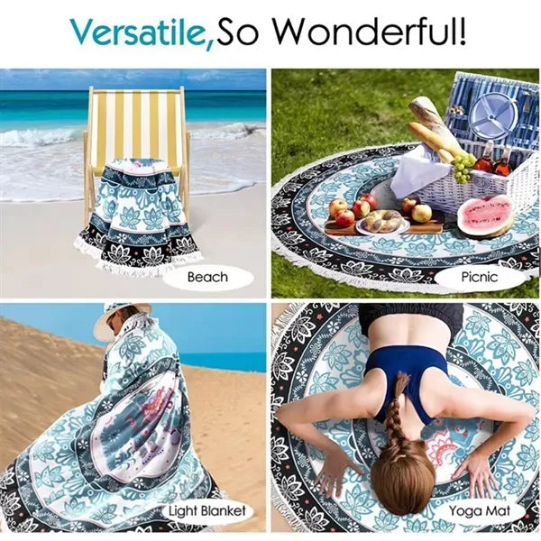 Round Beach Towel