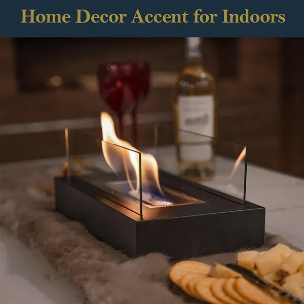 Tabletop Fire Pit Mini Small Fireplace Table Top Decor