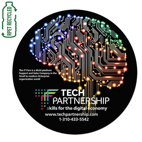 6" 1/2" Recycled RPET Full Color Import Air Ship Microfiber