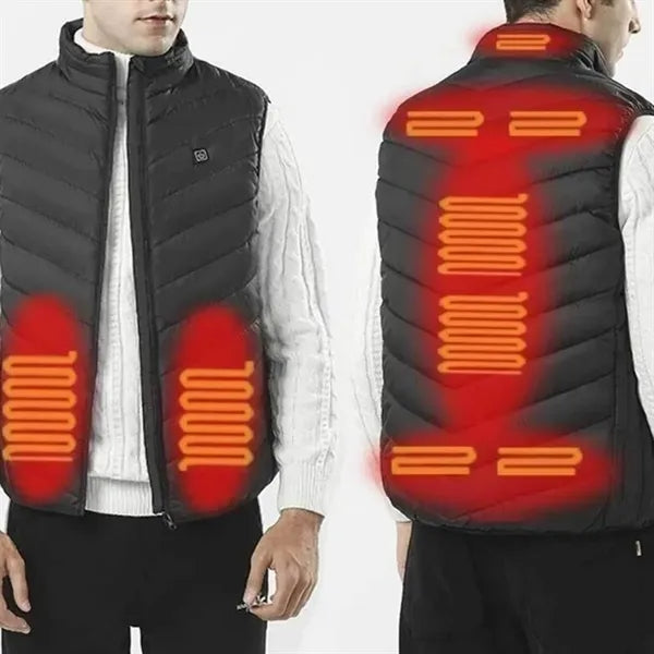 Customizable Heated Vest for Outdoor & Winter Comfort
