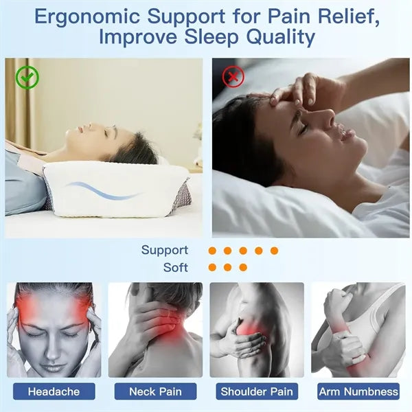 Cervical Memory Foam Pillow for Pain Relief