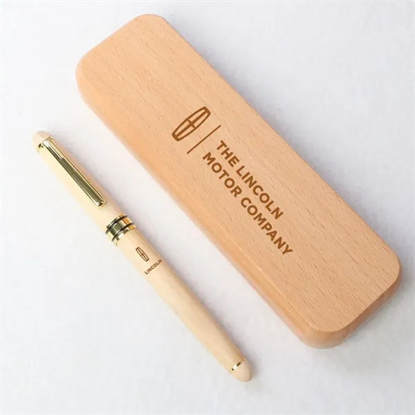 Personalized Ballpoint Pen Case Set