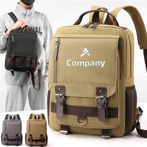 Men's Vintage Canvas Backpack