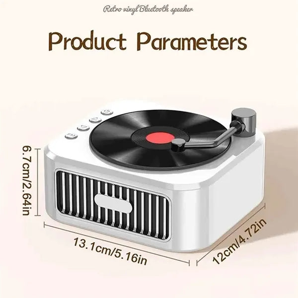 Portable Vintage Bluetooth Speaker