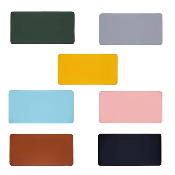 Large Leather Non-Slip Waterproof Mouse Pad