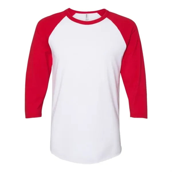 JERZEES Premium Blend Ringspun Three-Quarter Sleeve Ragla...